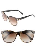 Women's Juicy Couture Black Label 56mm Cat Eye Sunglasses - Khaki Havanna Black