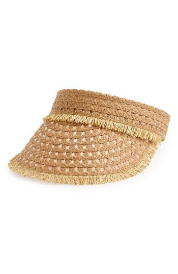 Women's Bp. Straw Visor - Beige