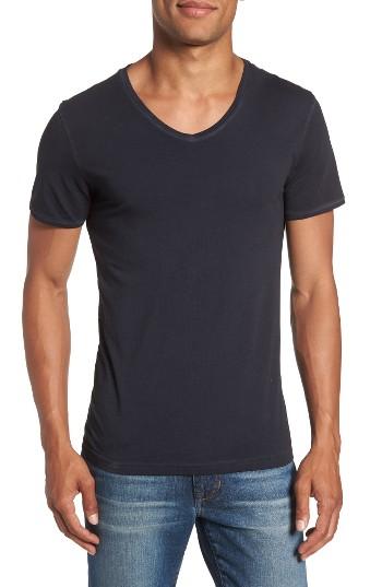Men's Boss Orange Toulouse V-neck T-shirt, Size - Blue