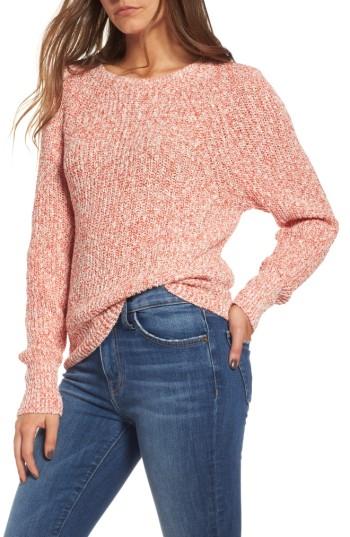 Women's Free People Electric City Pullover Sweater - Red