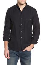 Men's French Connection Regular Fit Flannel Sport Shirt, Size - Blue