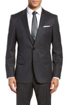 Men's Boss Hayes Cyl Trim Fit Solid Wool Sport Coat R - Grey