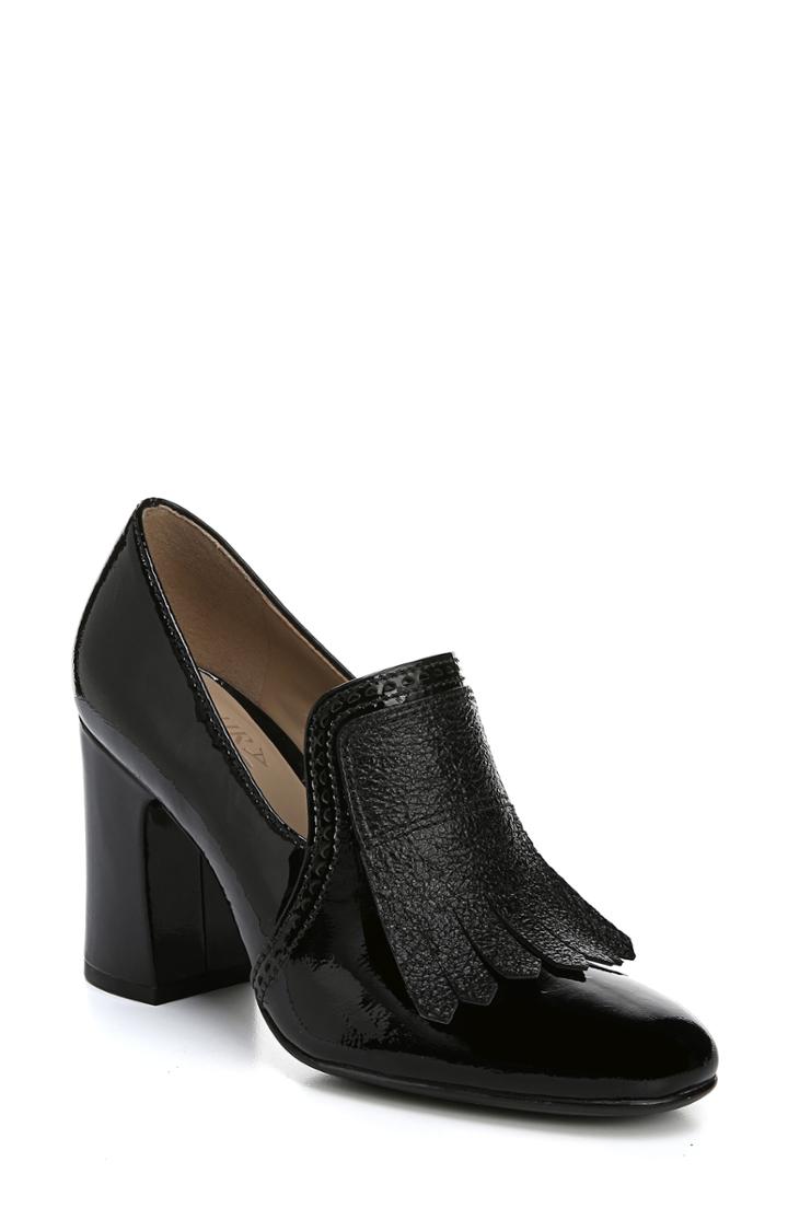 Women's Naturalizer Sammy Kiltie Loafer Pump .5 M - Black