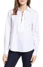 Women's Nydj Vita Lace-up Popover