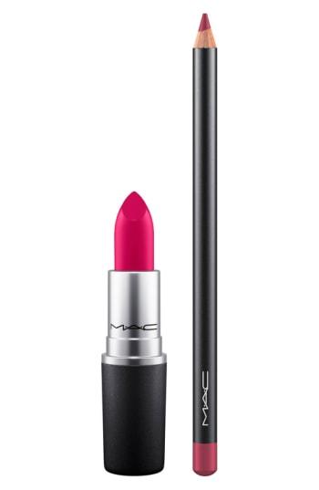 Mac Lipstick & Lip Pencil Duo - All Fired Up / Beet