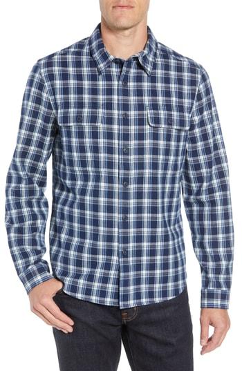 Men's Ugg Anders Flannel Sport Shirt - Blue