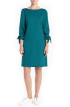 Women's Lafayette 148 New York Paige Cotton Blend Dress, Size - Blue/green