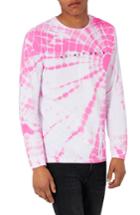 Men's Topman No Way Back Graphic Tie Dye T-shirt - Pink