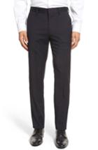 Men's Bonobos Jetsetter Slim Fit Flat Front Solid Stretch Wool Trousers X - Blue