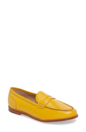 Women's J.crew Ryan Penny Loafer M - Yellow