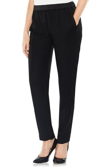 Women's Vince Camuto Matte Shine Slim Leg Crepe Pants