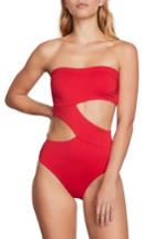 Women's Volcom Simply Seamless One-piece Swimsuit - Red