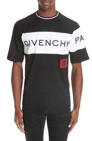 Men's Givenchy Logo Band T-shirt - Black