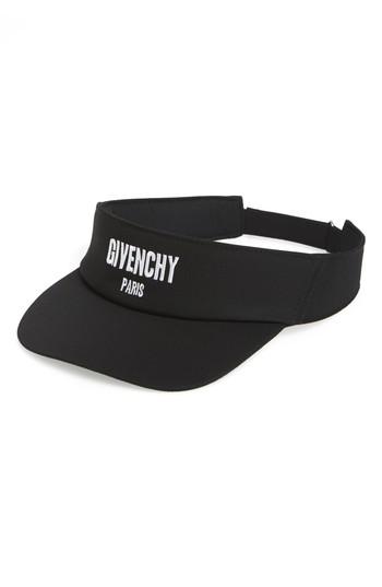 Men's Givenchy Logo Visor - Black