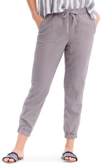 Women's J.crew New Seaside Pants - Grey