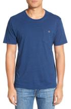 Men's Tailor Vintage Pocket Crewneck T-shirt, Size - Blue