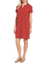 Women's Eileen Fisher Mandarin Collar T-shirt Dress