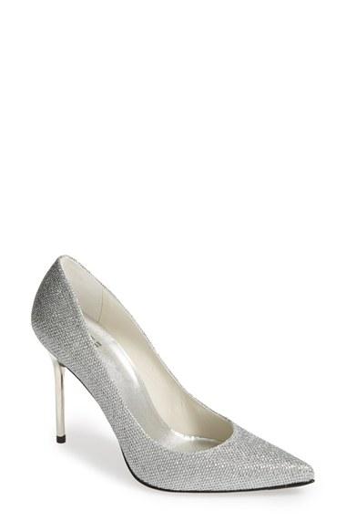 Women's Stuart Weitzman 'nouveau' Pump M - Metallic