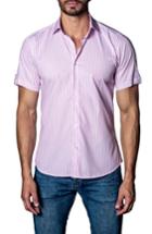 Men's Jared Lang Stripe Sport Shirt - Pink