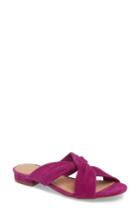 Women's Halogen Andre Slide Sandal M - Purple