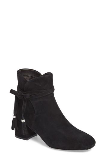 Women's Kenneth Cole New York Estella Tassel Tie Bootie .5 M - Black
