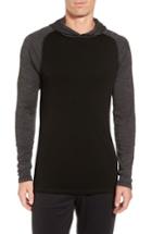 Men's Smartwool Merino 250 Base Layer Pattern Crewneck T-shirt, Size - Black