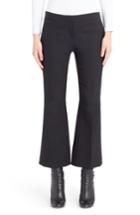 Women's Alexander Mcqueen Kickback Crop Flare Pants Us / 36 It - Black