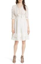 Women's Ulla Johnson Madison Openwork Detail Dress - White