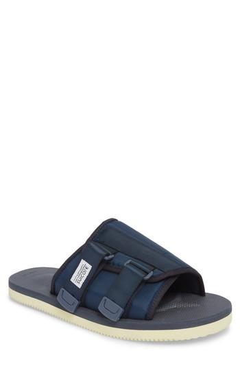 Men's Suicoke Kaw Cab Slide Sandal M - Blue