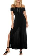 Women's L Space Sao Paulo Cover-up Jumpsuit - Black