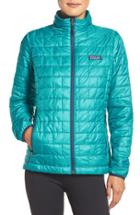 Women's Patagonia Nano Puff Water Resistant Jacket - Blue