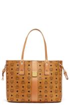 Mcm Medium Liz Reversible Shopper - Brown