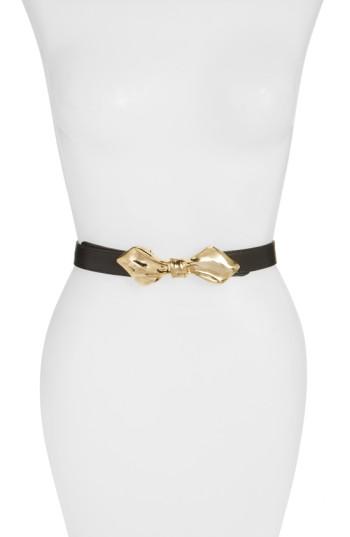 Women's Raina 'sierra' Bow Belt, Size - Black