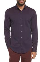 Men's Boss Ridley Slim Fit Jersey Sport Shirt - Blue