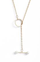 Women's Poppy Finch Pearl Toggle Necklace