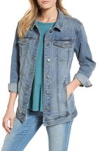 Women's Caslon Relaxed Fit Denim Jacket - Blue