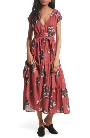 Women's Free People All I Got Maxi Dress - Red