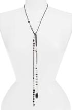 Women's Cynthia Desser Stone & Crystal Lariat Necklace