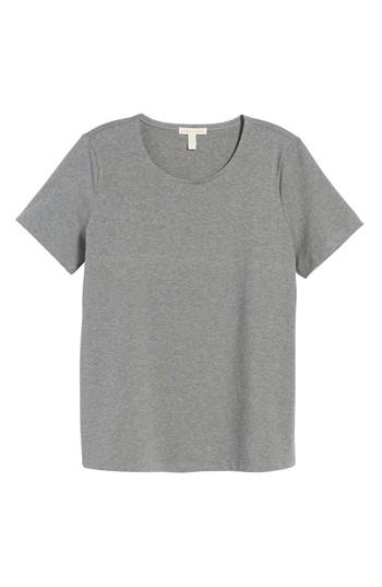 Women's Eileen Fisher Crewneck Tee - Grey