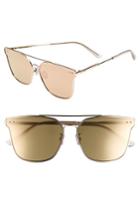 Women's Bottega Veneta 64mm Sunglasses - Gold