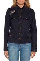 Women's Willow & Clay Embroidered Twill Jacket - Blue
