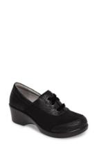 Women's Alegria Madi Lace-up Shoe -8.5us / 38eu - Black