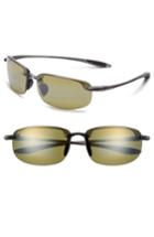 Women's Maui Jim Ho'okipa 64mm Polarizedplus2 Rimless Reader Sunglasses - Smoke Grey/ Maui