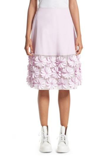 Women's Paskal Reflective Floral Applique Skirt