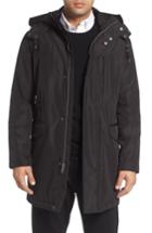 Men's Cole Haan Insulated Water Resistant Car Coat - Black