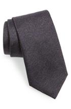 Men's Canali Solid Silk Tie, Size - Purple