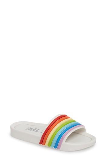 Women's Melissa Beach Slide Sandal M - Purple