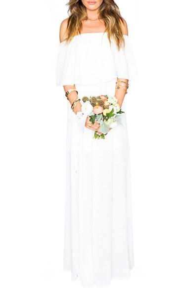 Women's Show Me Your Mumu Hacienda Convertible Gown - Beige