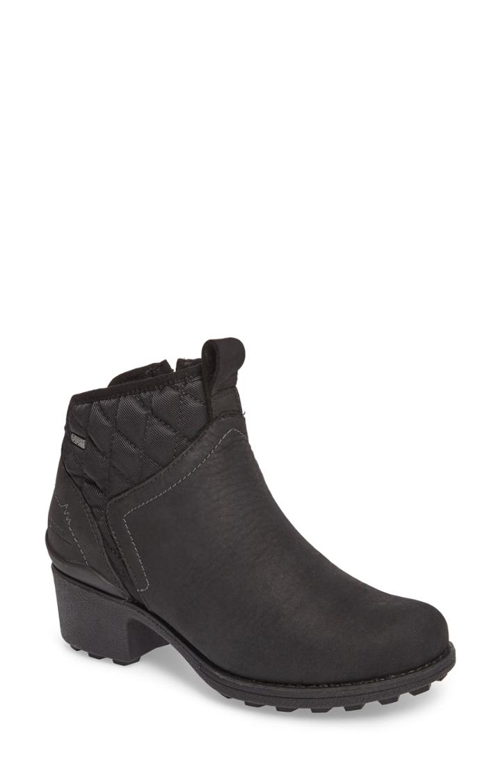 Women's Merrell Chateau Mid Pull Waterproof Bootie .5 M - Black