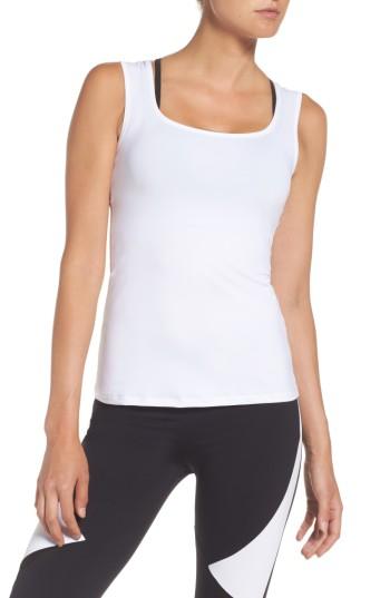 Women's Boom Boom Athletica Sport Racerback Tank - White